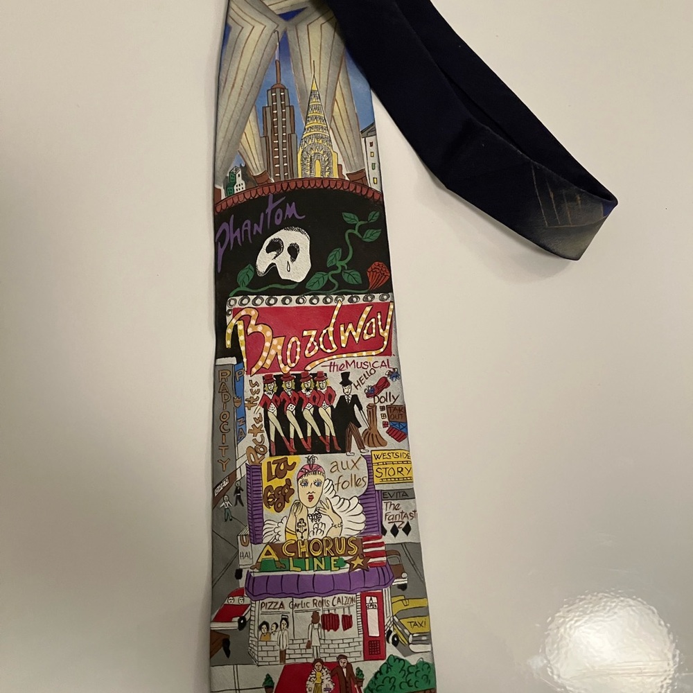 Charles Fazzino Broadway Necktie